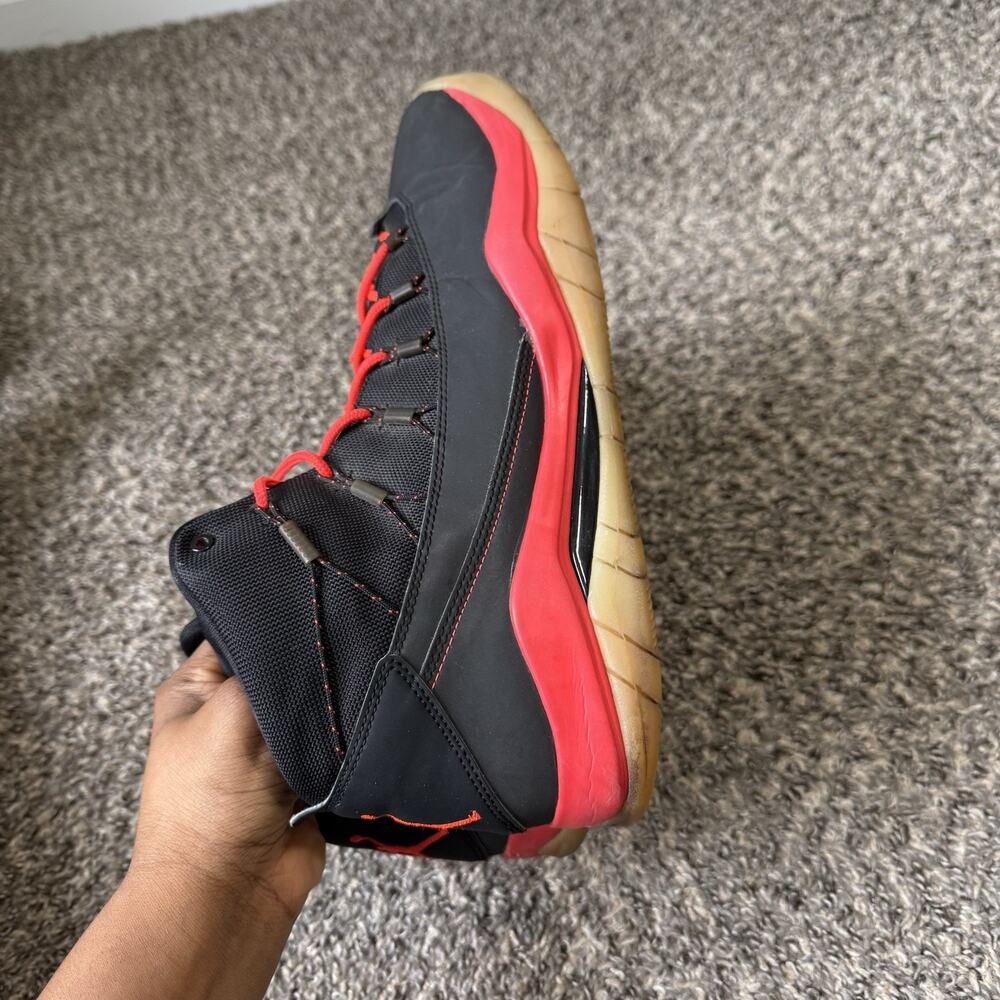 Nike Air Jordan Prime Flight 2013 Mens Size 13 Black Red Sneakers 616846-023 - Picture 4 of 9